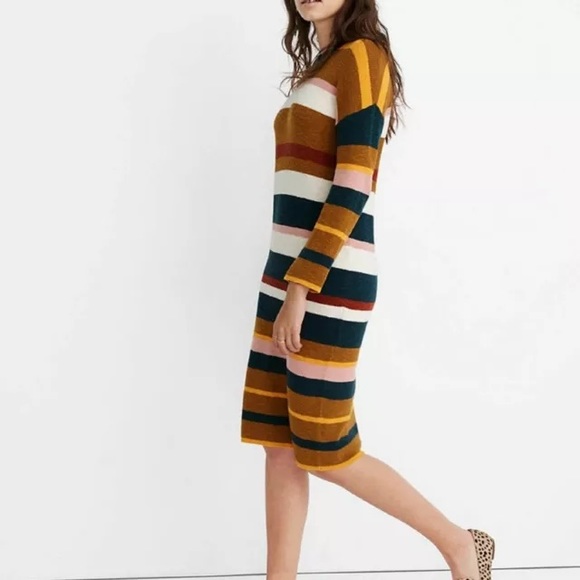 Madewell Dresses & Skirts - NWT Madewell dropped shoulder midi sweater dress